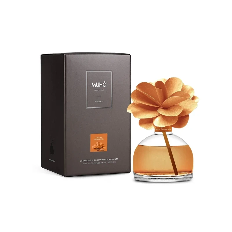 Muhà - Diffusore Flower - Cedro e Bergamotto 200 ml