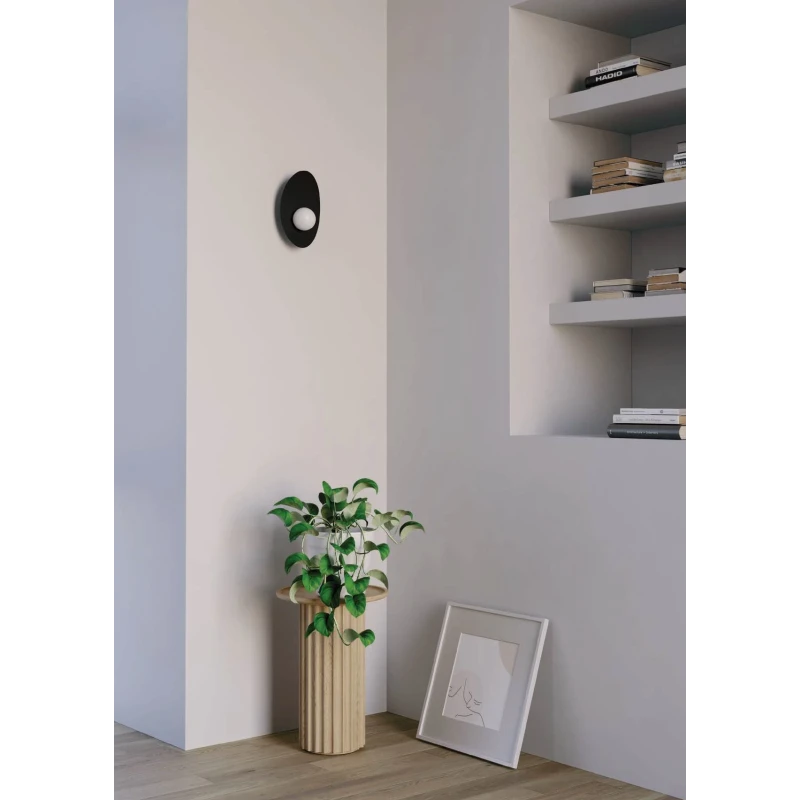 Redo Group - Cody Wall lamp - Black and matt gold