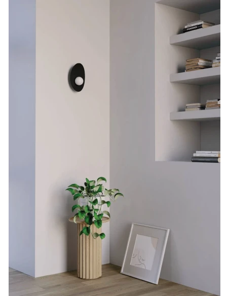 Redo Group - Cody Wall lamp - Black and matt gold