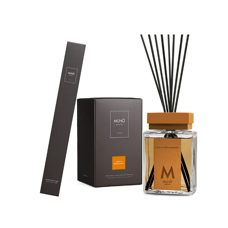 Muhà - Reed Diffuser - Cedar and Bergamot 1000 ml