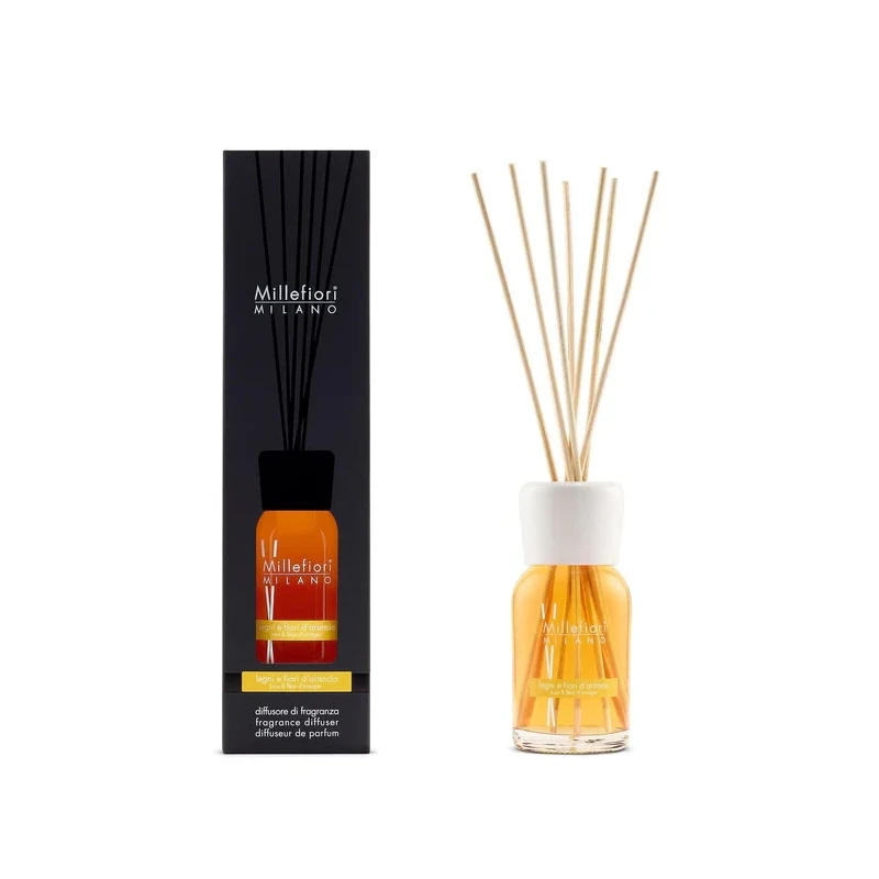 Millefiori Milano - Reed Diffuser -  Woods and Orange Blossoms