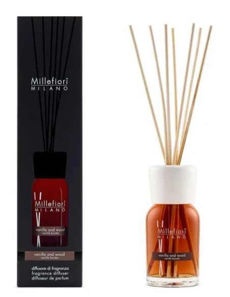 Millefiori Milano - Reed Diffuser - Vanilla and Wood