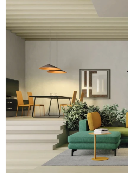 Redo Group - Akira Pendant Lamp - Coffee/Dark Grey