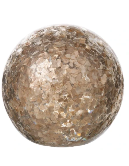 J-Line - Fermacarte Confetti - Vetro Oro