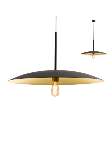 Redo Group - Cymbal Pendant Lamp - Matt Black/Matt Gold