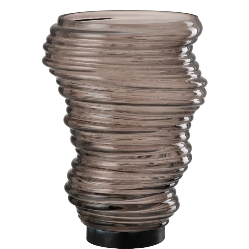 J-Line - Tornado Vase - Grey