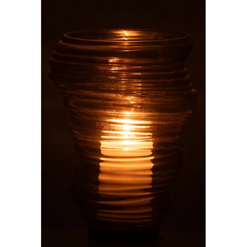 J-Line - Vaso Tornado - Grigio