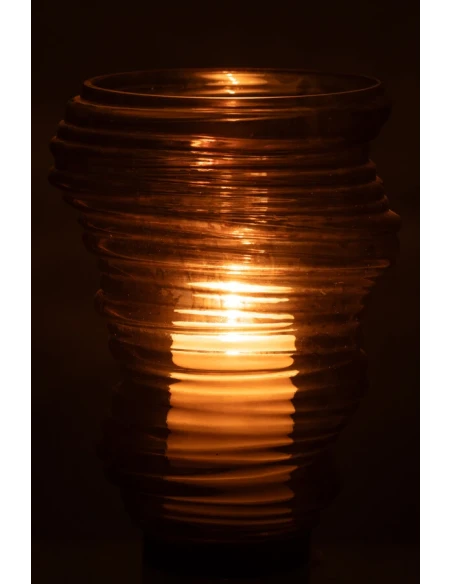 J-Line - Tornado Vase - Grey