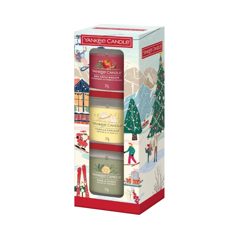 Yankee Candle - Holiday Party Gift Set - 3 Mini Votive Candles