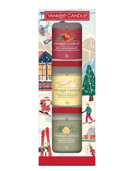 Yankee Candle - Confezione Regalo Holiday Party - 3 Candele Votive Mini