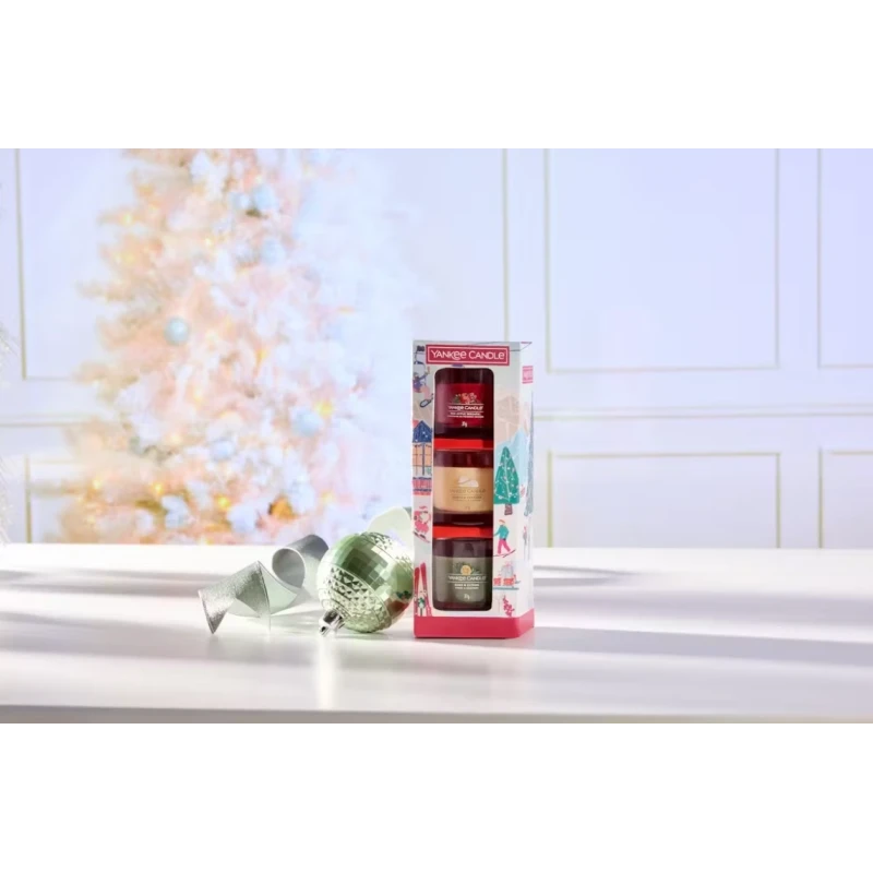Yankee Candle - Confezione Regalo Holiday Party - 3 Candele Votive Mini