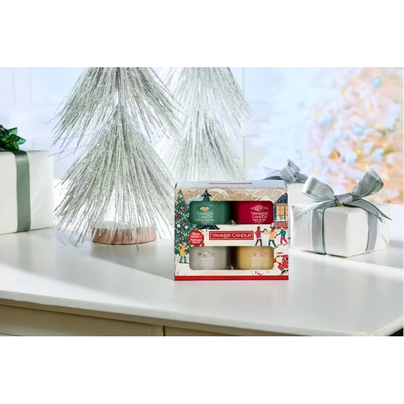 Yankee Candle - Confezione Regalo - 4 Candele Votive Mini