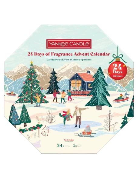 Yankee Candle - Calendario dell'Avvento Ghirlanda - 24 Giorni di Fragranze