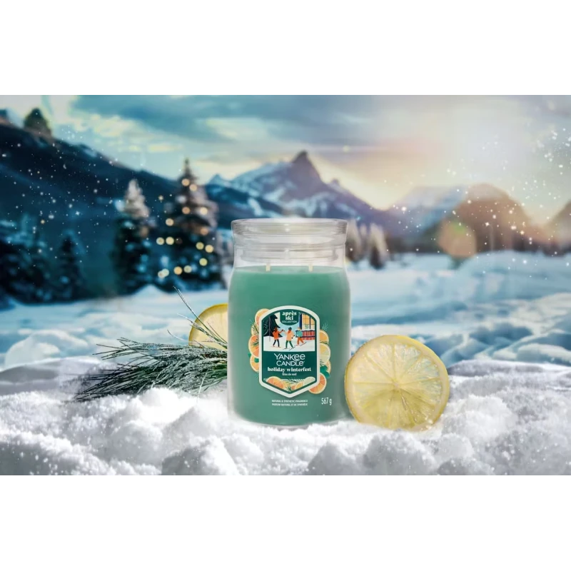 Yankee Candle - Holiday Winterfest - Candela in Giara Grande