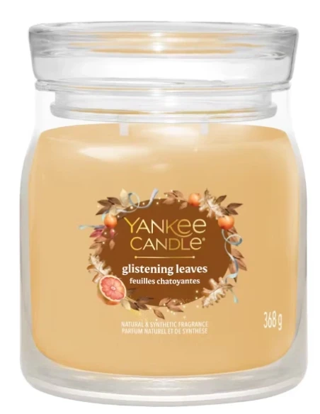 Yankee Candle - Glistening Leaves - Medium Jar Candle