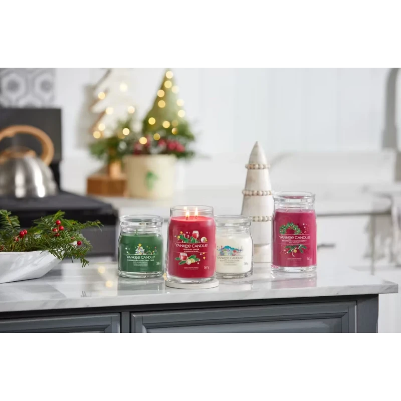 Yankee Candle - Shimmering Christmas Tree - Candela in Giara Media