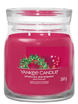 Yankee Candle - Sparkling Winterberry - Candela in Giara Media
