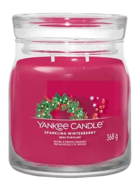 Yankee Candle - Sparkling Winterberry - Candela in Giara Media