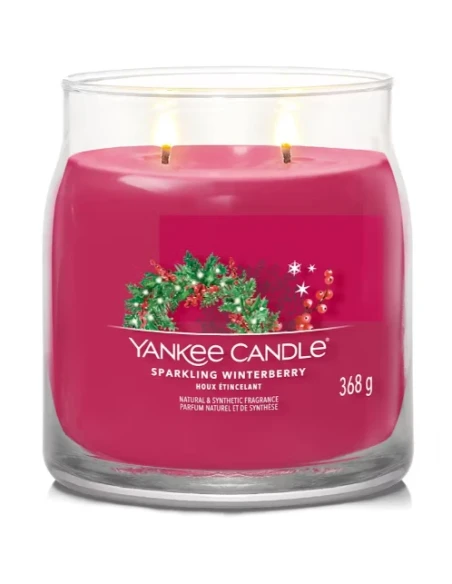 Yankee Candle - Sparkling Winterberry - Candela in Giara Media