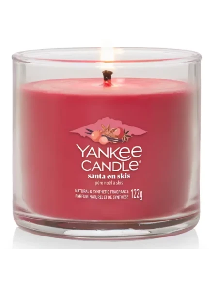 Yankee Candle - Santa on Skis - Candela Tumbler Piccola