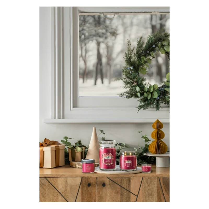 Yankee Candle - Santa on Skis - Candela in Giara Grande