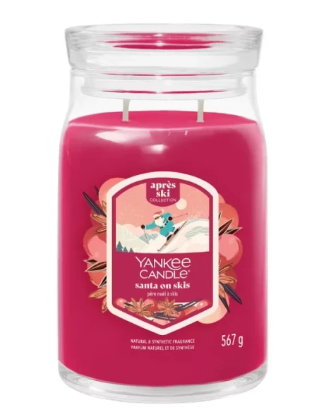 Yankee Candle - Santa on Skis - Large Jar Candle