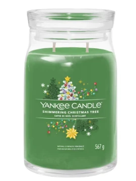 Yankee Candle - Shimmering Christmas Tree - Candela in Giara Grande