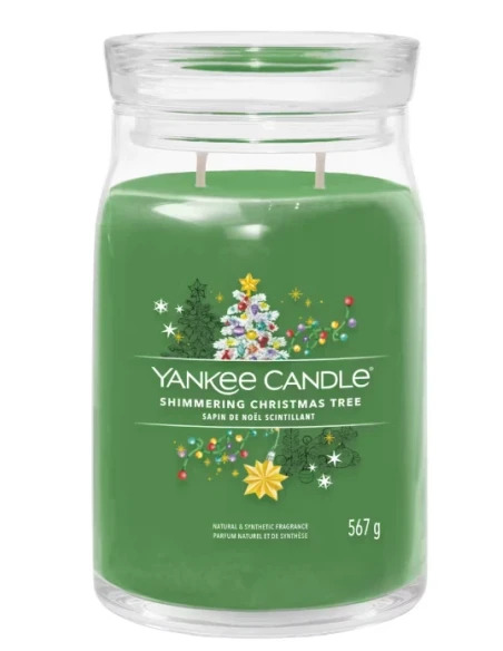 Yankee Candle - Shimmering Christmas Tree - Candela in Giara Grande