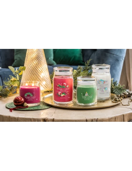 Yankee Candle - Sparkling Winterberry - Candela in Giara Grande