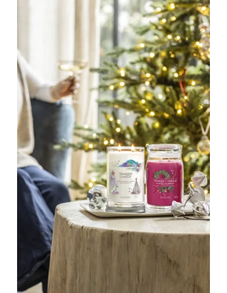 Yankee Candle - Sparkling Winterberry - Candela in Giara Grande