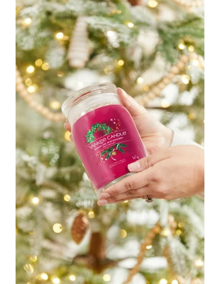 Yankee Candle - Sparkling Winterberry - Candela in Giara Grande