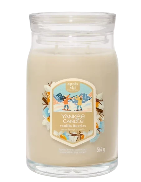 Yankee Candle - Vanilla Flurries - Candela in Giara Grande