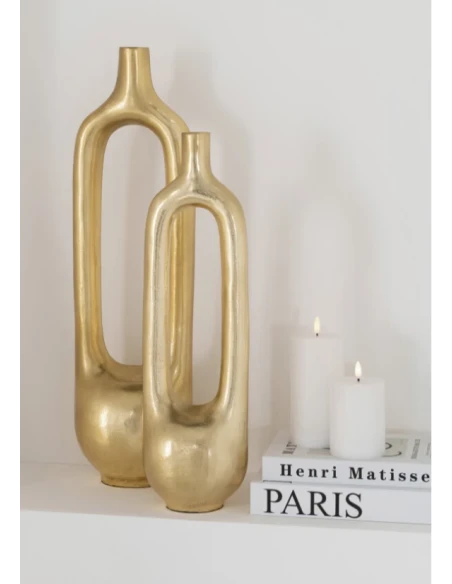 J-Line - Hollow Inner Vase - Gold