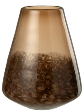 J-Line - Vaso Cono - Marrone Scuro