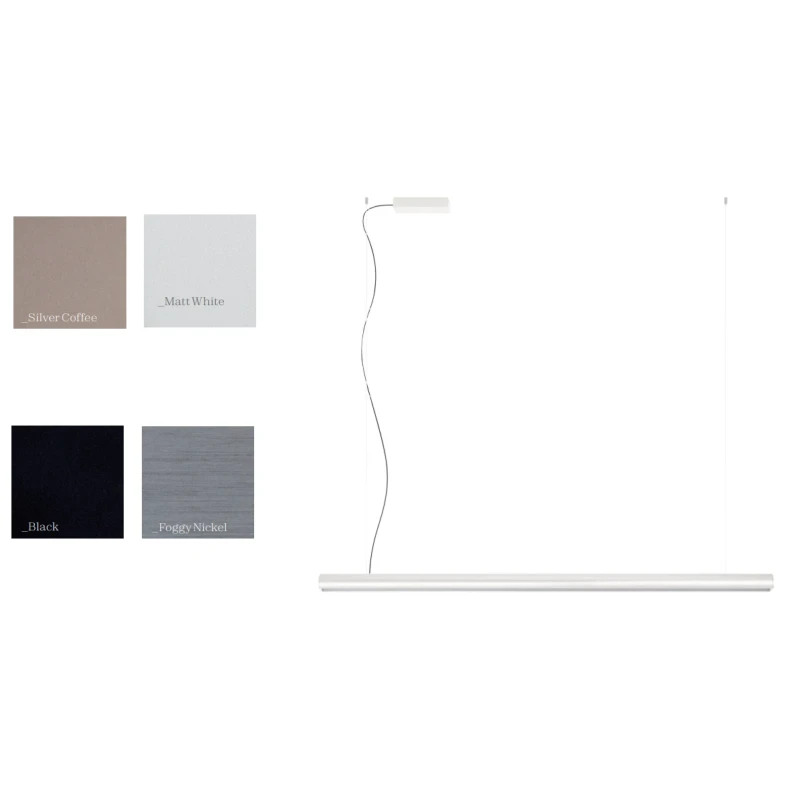 Redo Group - Cityline Pendant Lamp - Matt White / Matt Black