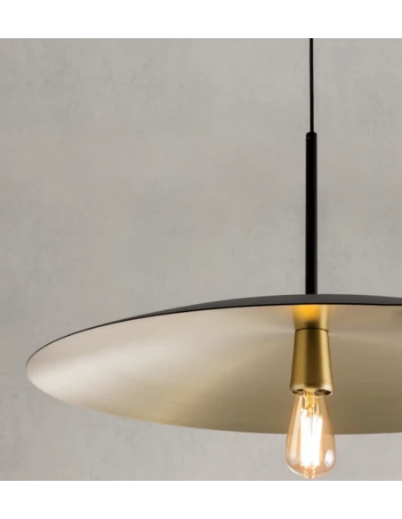Redo Group - Cymbal Pendant Lamp - Matt Black/Matt Gold