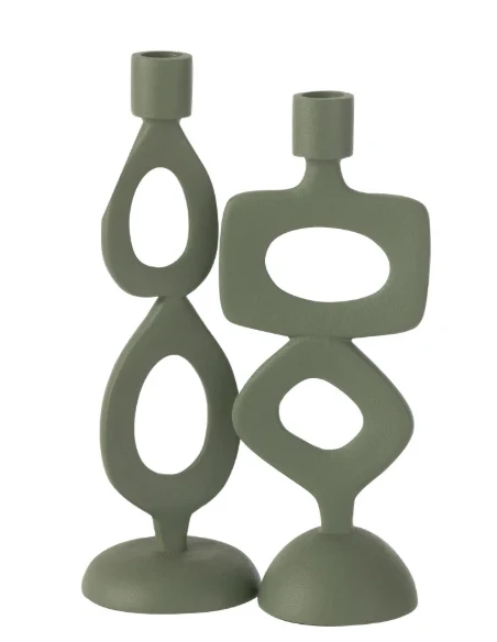 J-Line - Ring Candlestick - Green