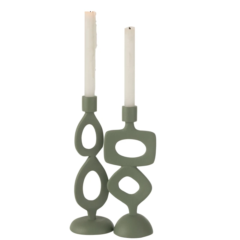 J-Line - Ring Candlestick - Green