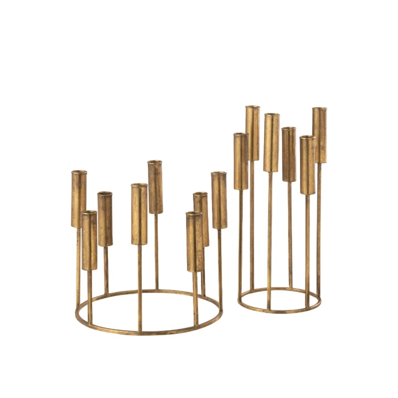 J-Line - Pierre Candlestick - Gold