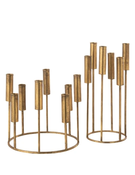 J-Line - Pierre Candlestick - Gold