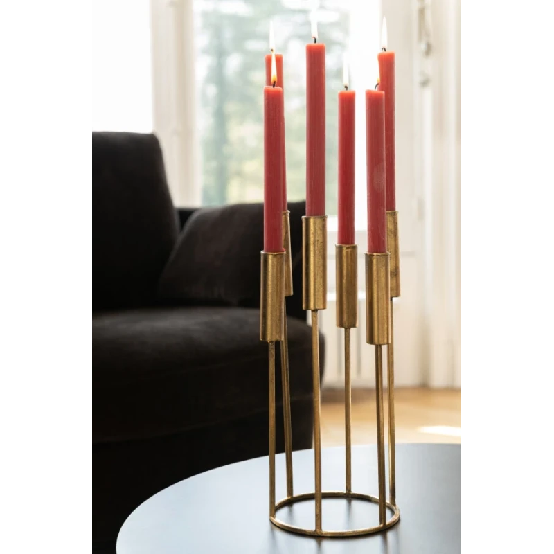 J-Line - Pierre Candlestick - Gold