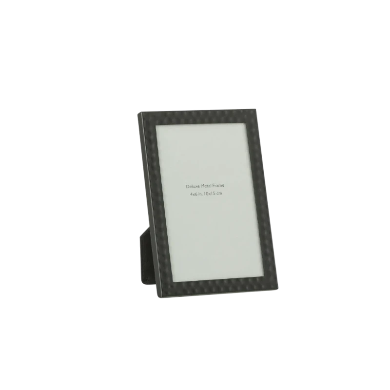 J-Line - Hammered Edge Photo Frame - Black