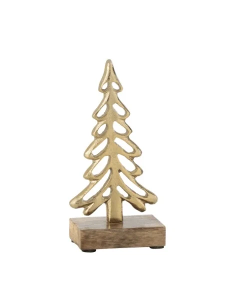 J-Line - Decorazione Albero + Piede  - Oro