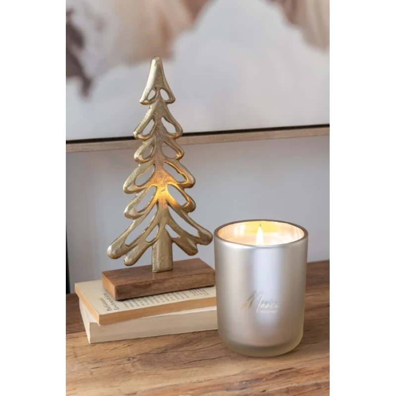 J-Line - Decorazione Albero + Piede  - Oro