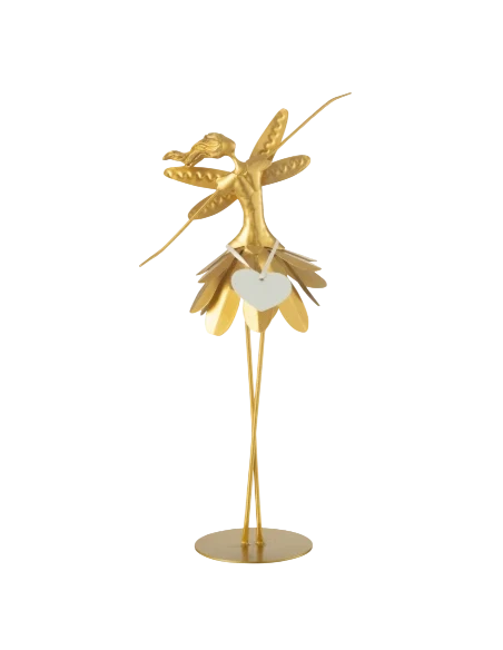 J-Line - Decorazione Fata Cuore - Oro