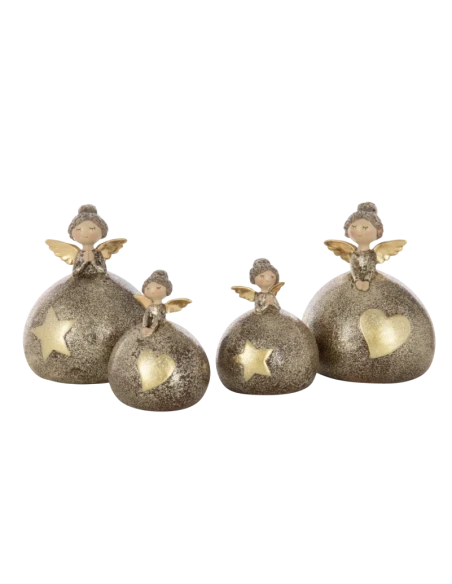 J-Line - Angel Star + Ball Decoration - Multicolor