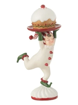 J-Line - Elfe Pastry Decoration - Multicolor