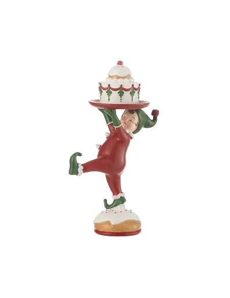 J-Line - Elfe Pastry Decoration - Multicolor