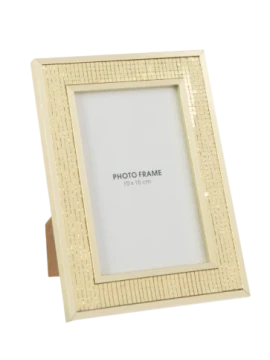 J-Line - Mirror Photo Frame - Gold Glass