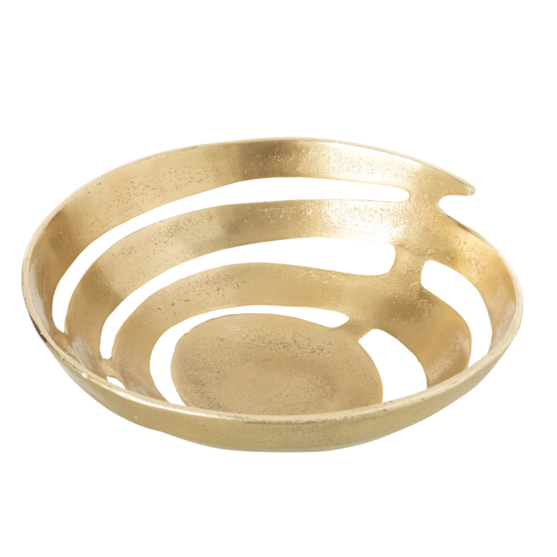 J-Line - Decorative Bowl - Gold